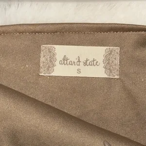 Altar'd State Leopard Sequin Mini Skirt Women’s S Small Brown Tan Black thumbnail 8
