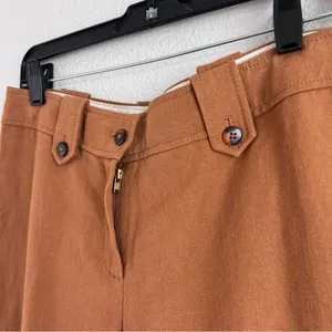 NWT Tory Burch Women's Skinny Auden‎ Pants in Terracotta thumbnail 2