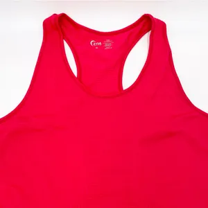 Zyia Active Copper Charged Tank Top Red Size XL Racerback Seamless Stretch Nylon thumbnail 4