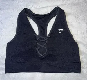 Gymshark Women's Black Sports‎ Bra Size Small thumbnail 1