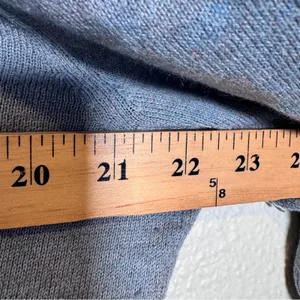Smartwool Grey Merino Wool Blend V Neck Sweater Womens L Pullover Fall Casual thumbnail 5
