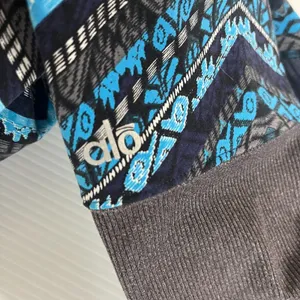Alo Yoga Women's Blue Gray Geometric Print High Rise Leggings Size XS Yoga Gym thumbnail 3