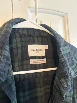 Goodfellow & Co Button-Up Green thumbnail 2