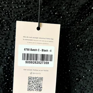 Oh Polly Positano Embellished High Neck Split Maxi Dress in Black Size 0 New thumbnail 8