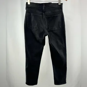 Everlane‎ The Original Cheeky Jean in Black Size 26 Crop thumbnail 10