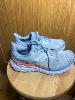 Hoka Women's Pale Blue Running Shoes with Mint Toe Accents thumbnail 4
