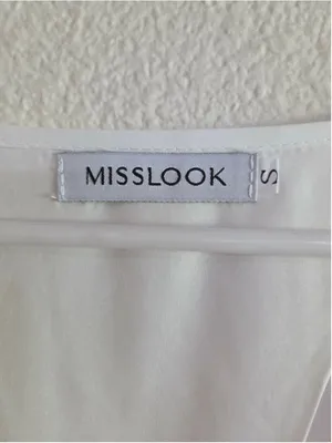 Misslook Floral Border Scoop Neck Sleeveless Maxi Dress White Red Green Small W thumbnail 3