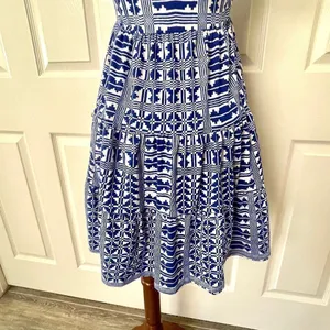 Urban outfitters blue and white Dress thumbnail 6