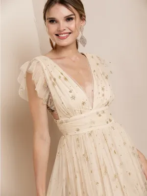 SOIEBLU Elegant Star Embellished Maxi‎ Dress thumbnail 1