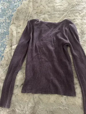 American Eagle Long sleeve purple sweater thumbnail 3
