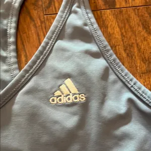 Adidas Clima365 Light Blue Sports Bra Top for Performance and Style thumbnail 3