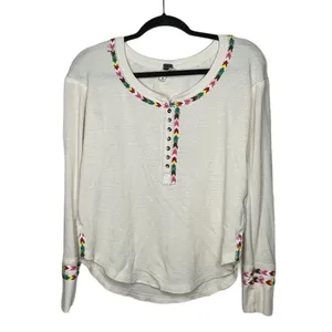 Free‎ People Embroidered Shirt thumbnail 3