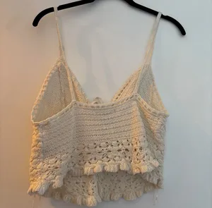 American Eagle Crochet Tank Top tie thumbnail 4