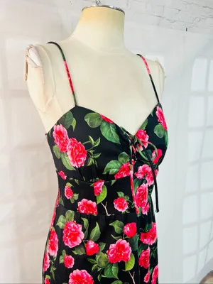 Alice and Olivia Chantay Tiered Sleeveless Maxi Dress size 4 thumbnail 6