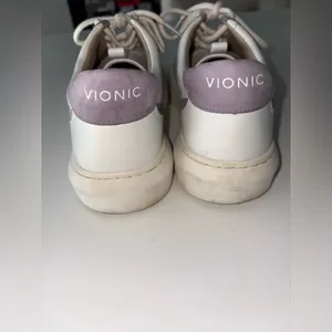 Vionic Women's‎ Simasa Abyss White Leather Multicolor Detail Sneakers Size 8 thumbnail 7
