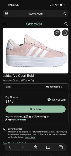 Adidas VL Court Bold Pink Sneakers thumbnail 4