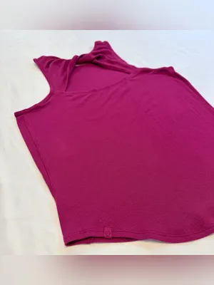 Lululemon Modal Silk Twist-Back Yoga Tank Top – Magenta Purple – 6 thumbnail 8