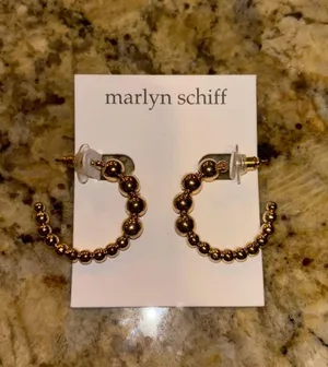 Gold Hoop Earrings thumbnail 1