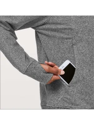 Lululemon Scuba Pullover Heathered Core Ultra Grey Size 6 thumbnail 3