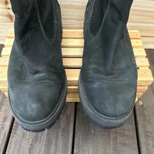 Black Suede Leather Timberland Chelsea Ankle Boots thumbnail 4