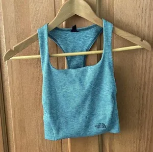 The North Face XS Women's EcoActive Cropped Ribbed Knit Tank XSmall Preowned thumbnail 1