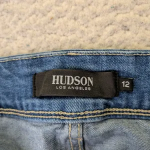 Hudson Los‎ Angeles Women's Straight Leg Jeans Blue Medium Wash Flap Pocket 12 thumbnail 3
