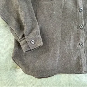 NWT PrettyLittleThing Brown Brushed Longline Button Up Shirt Shacket 12 thumbnail 4