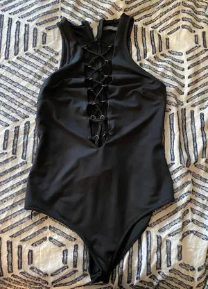 Bathing Suit One Piece Black Size M thumbnail 1