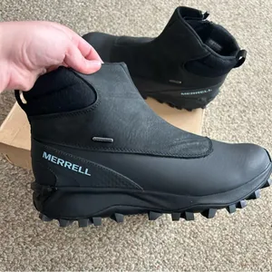 Merrell Women's Thermo‎ Kiruna Mid Zip Waterproof Black Snow Boot Size 11 NIB thumbnail 6