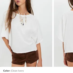 NWT free people We The Free Next Level Tee sz s in clean ivory thumbnail 2