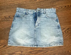 ZARA Jean Skirt Denim thumbnail 1