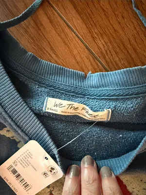 Free People Camden Graphic Starburst Sweatshirt- size XS thumbnail 6