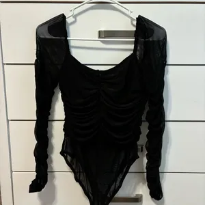 Princess Polly Delany Bodysuit Black thumbnail 3