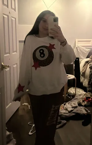 patchwork sweatshirt White thumbnail 2