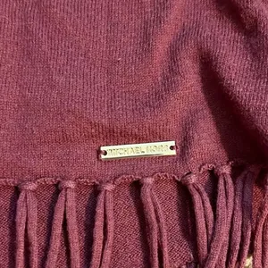 Michael Kors Merlot Cowl Neck Fringe Bottom Sweater thumbnail 3