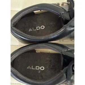 Aldo Womens‎ Do Ya Thing Clear PVC Black Low Top Sneakers Size 7.5 EUR 38 thumbnail 4