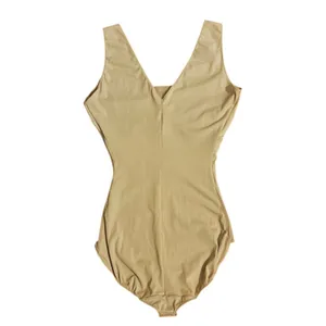 Spanx Size S Light Control Thin Vogue Bodysuit Shapewear Beige thumbnail 3