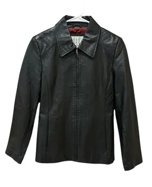 Vintage 100% Leather Jacket Size: S thumbnail 1