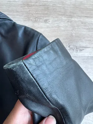 Worthington Genuine Lambskin Leather Vintage 90s Jacket sz L thumbnail 13