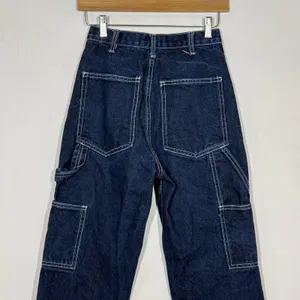 John Galt Ariana High Waist Loose Carpenter Jeans Small Blue Denim Utility Baggy thumbnail 7