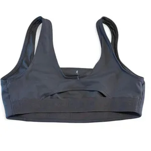 Victoria's Secret Square Neck Sports Bra Slate Gray Blue 38C thumbnail 2