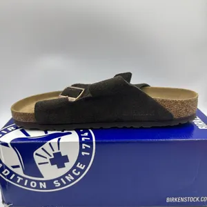 Birkenstock Arizona Mocca Brown Soft Footbed Suede Leather Women Sandals Size 8 thumbnail 10