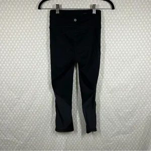 Lululemon Black Always Airy High Rise Crop‎ Leggings thumbnail 5