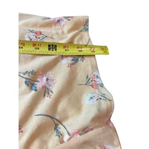 No Boundaries Yellow Floral Smocked Tie Front Back Cut Out Summer Jumpsuit L NWT thumbnail 7