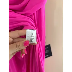 Lulus Epitome of Allure Hot Pink Mesh Strapless Ruched Maxi Dress Size Medium thumbnail 10