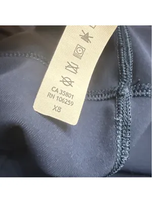 Lululemon Stretch Mid-Rise Cropped Pant 23" True Navy Blue Drawstring Trousers 4 thumbnail 6
