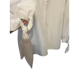 Mare Mare x Anthropologie White Blouse Sz. XL thumbnail 7