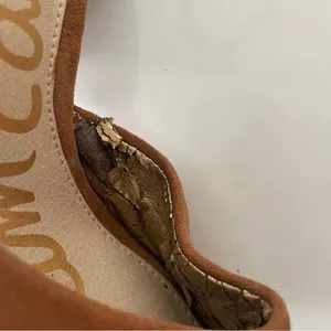 Sam Edelman Raven Open Toe Suede Wedge Tan Brown Size 7.5 thumbnail 5