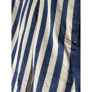 NWT J Crew wide leg essential pants in sailor stripe blue white‎ pleated BZ746 6 thumbnail 4