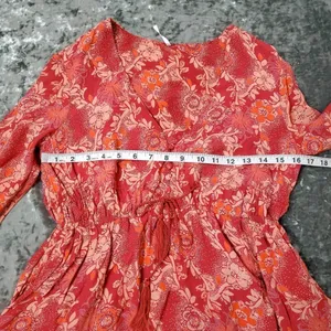 Free People Red Floral‎ Dress thumbnail 6